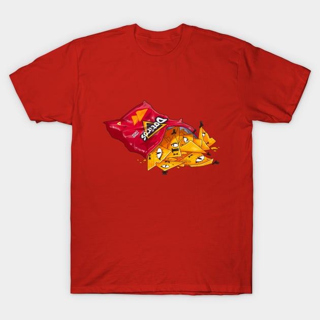 Bill Cipher Nachos T-Shirt by ryodrigo